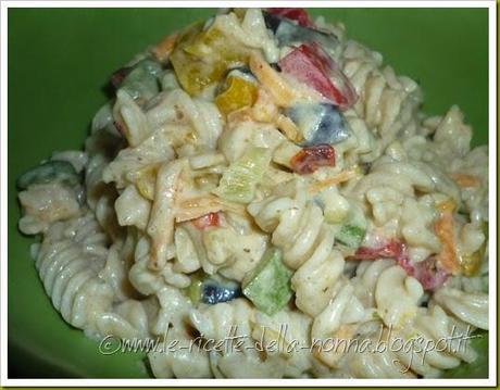 Tortiglioni integrali cremosi con  verdure estive dell'orto (8)