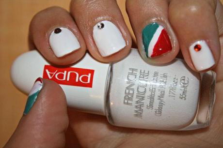 La Nail Art per tifare Italia ai Mondiali di Calcio Brasile 2014!