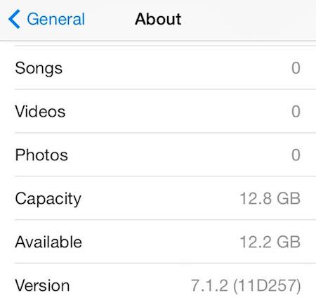 Apple rilascierà iOS 7.1.2 entro la fine del mese