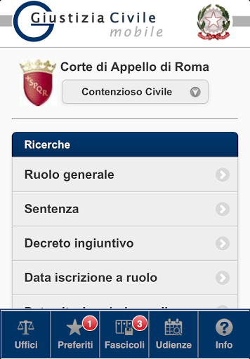  Giustizia Civile   ecco le app ufficiali per iOS, Android, Symbian e Windows Phone