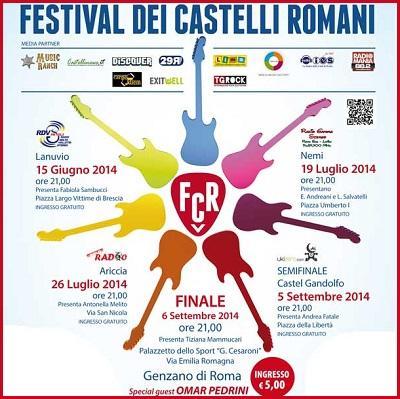 Festival dei Castelli Romani: grande successo per la prima tappa. Seconda tappa il 19 luglio 2014 a Nemi (RM).