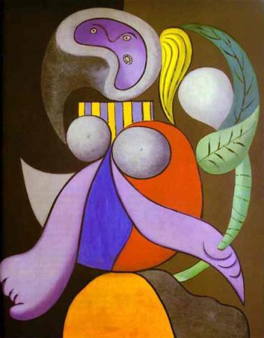 P. Picasso, Donna con fiore
