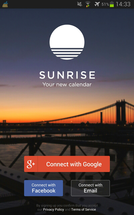Sunrise: il calendario definitivo per Android?
