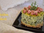 Cheese cake salata agli spinaci