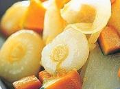 Zucca, rapa cipolline alle erbe aromatiche zenzero.