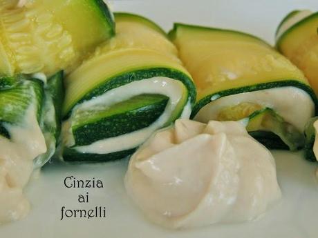 Involtini di zucchine light