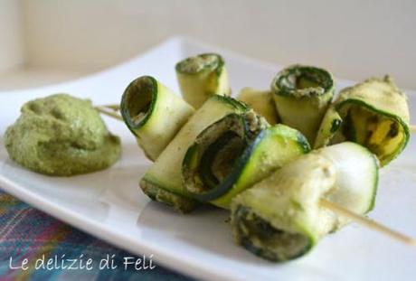 RAW-SPIEDINI DI ZUCCHINE