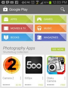 App Revenue from Google Play