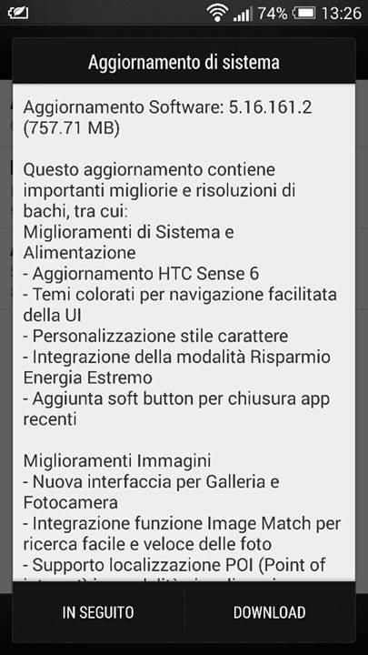 htc one m7 vodafone insert HTC One M7 Vodafone riceve laggiornamento a Sense 6.0 smartphone  news android news htc one m8 htc one m7 HTC One (M7) Sense 6 