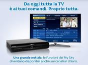 Novità Sky, oggi MySky registra anche canali generalisti Mediaset