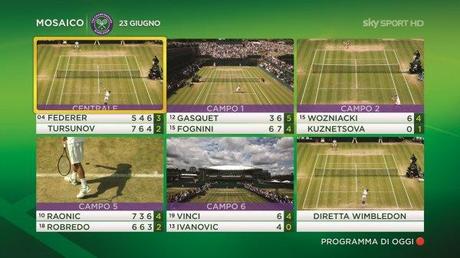Sky Sport | Wimbledon 2014 in diretta esclusiva con 6 canali dedicati