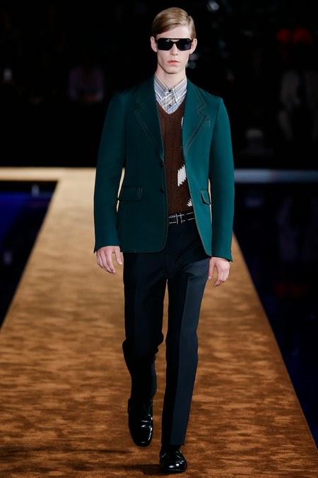 Femasculinity Reversed.Prada Menswear SS15.