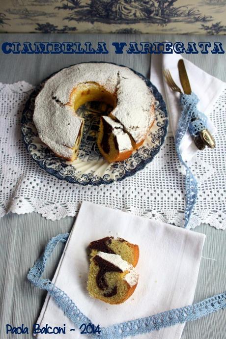 Ciambella variegata da colazione