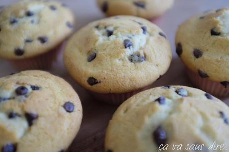 MUFFIN CON GOCCE DI CIOCCOLATO