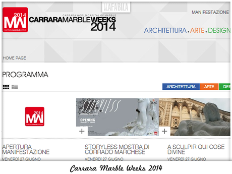 CarraraMarbleWeeks2014