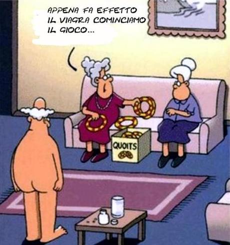 vignetta umoristica anziani