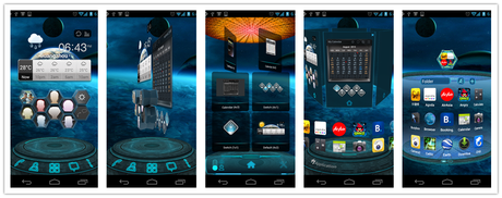 I migliori 15 Launcher Android “alternativi” Next Launcher 3D Shell v3.09 Apk Free