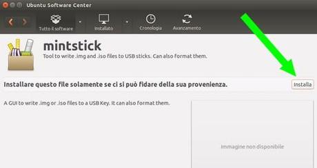 Installare MintStick