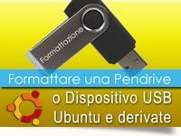 Ubuntu e derivate formattare chiavette e dischi USB