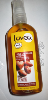 Lovea - Le Karité, Huile Capillaire Nourissante Bio