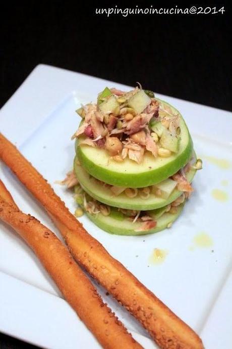 Tartare di sgombro e mela verde