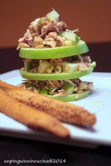 Tartare di sgombro e mela verde