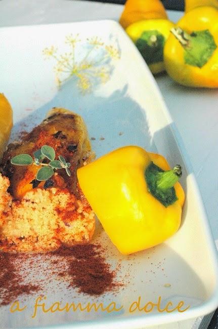 Peperoni ripieni veg al couscous