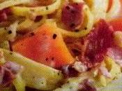 Linguine melone speck