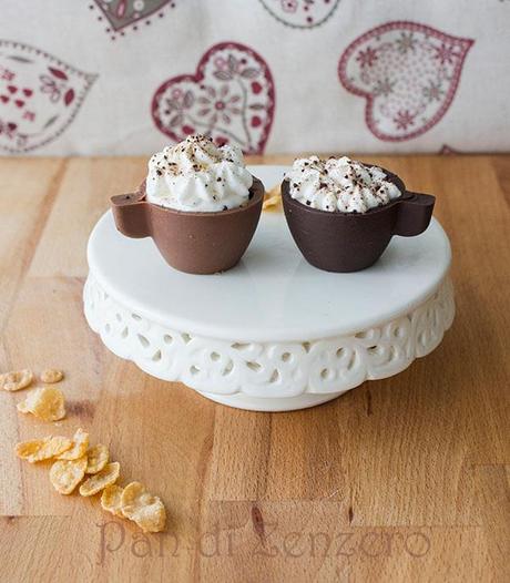 tazzine di cioccolato banoffee