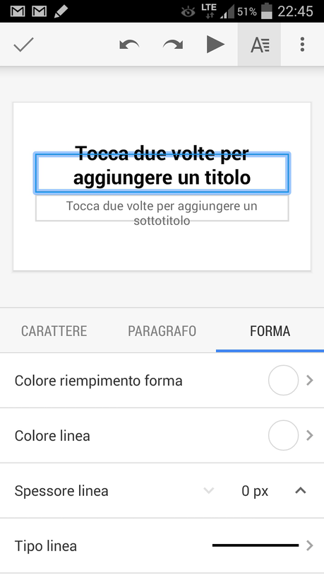 Google Presentazioni disponibile sul Play Store