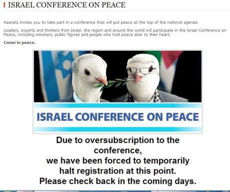 Haaretz Conferenza  di pace Israele