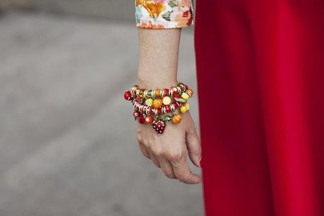 Smilingischic | Sodini Bijoux -1006, Red, Fruits and Flowers