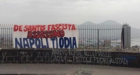 striscione chock de santis