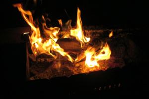 Fuoco  in  barbecue