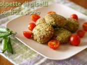 Polpette piselli, feta sesamo Pea, sesame fritters