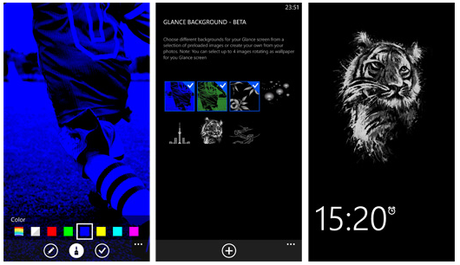 Glance Background beta giunge al capolinea.