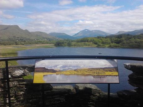 Paesaggio con Cartina dal Castello di Kilchurn