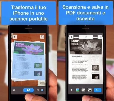 Trasforma il tuo iPhone in uno scanner.