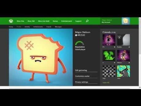 Xbox One: dalla prossima settimana il proprio profilo sarà su Xbox.com