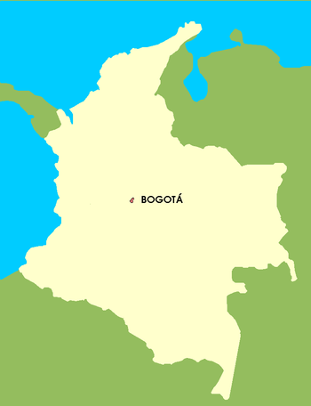 City of Bogotá, Cali in Colombia