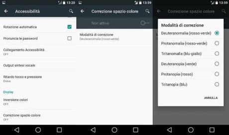 Android L Daltonici 600x355 Android L: arriva la correzione dei colori per i daltonici news  News Android L Colori Android L Android L 