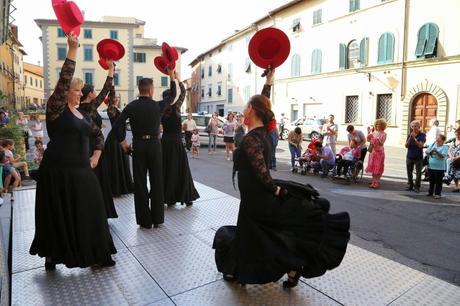 flamenco in piazza del Popolo, foto repertorio