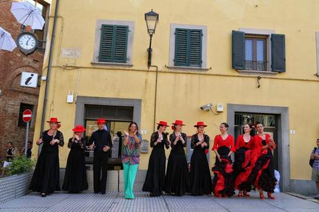 flamenco in piazza del Popolo, foto repertorio