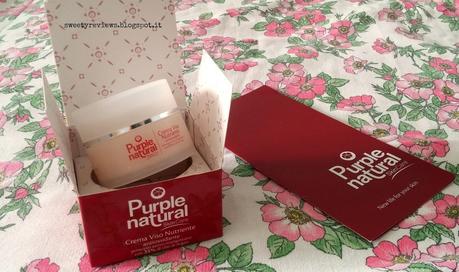 [Review] Purple Natural Skin Care Crema Viso Nutriente + mini give