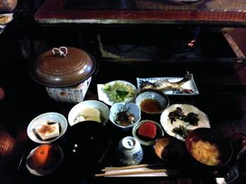 Cena in minshuku