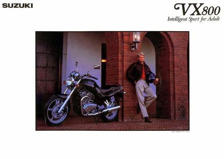 Vintage Japan Brochures: Suzuki VX 800 1990