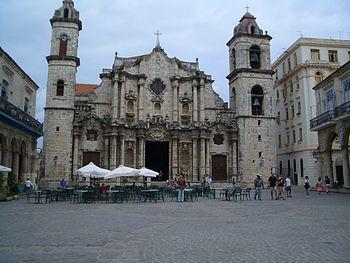 English: Square of the Cathedral of San Cristo...