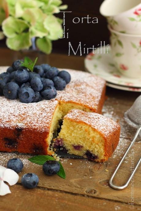 Torta di mirtilli