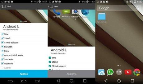 android l main 600x355 Il tema di Android L già disponibile su CM11 applicazioni  Android L 