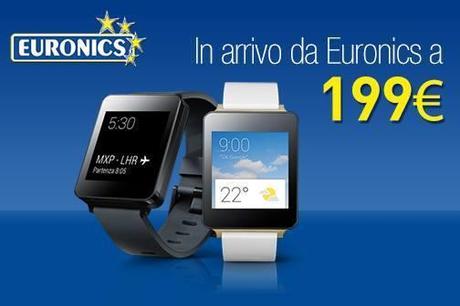 LG G Watch sarà in vendita anche nei negozi Euronics